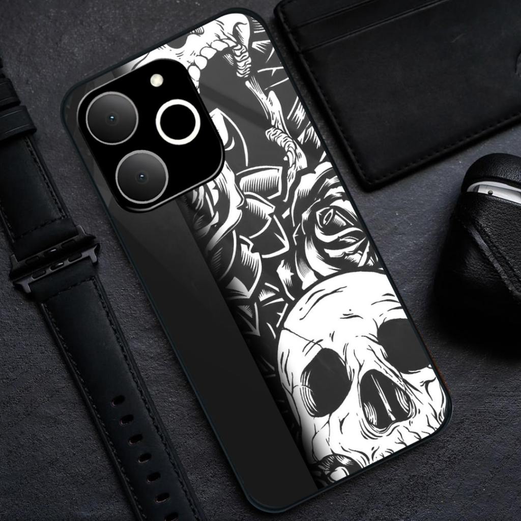 HP Realme Note 70 Glass Softcase [BSG-31] - เคสโทรศัพท์ Realme Note 70 - เคสกระจกอะคริลิค Realme Not