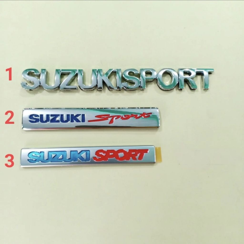 SUZUKI SPORT suzukisport โลโก้สัญลักษณ์ขนาด 13.5 ซม.9.5 ซม.9 ซม.เดิม trunk ertiga swift ignis baleno