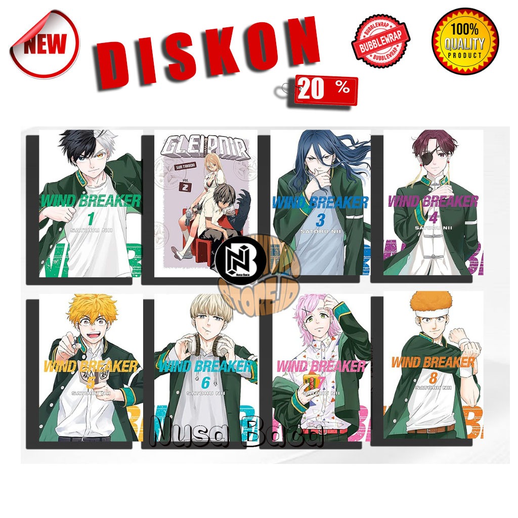 มังงะ: WIND BREAKER โดย Satoru Nii - Nusa Read