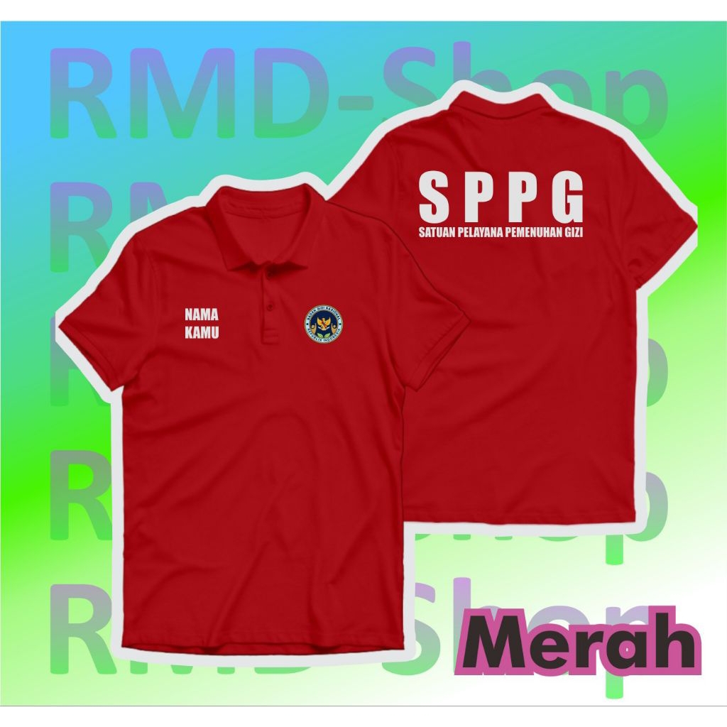 เสื้อคอปกโปโล เสื้อสppg เดี่ยว บริการอาญาโภชนาการ มีสี