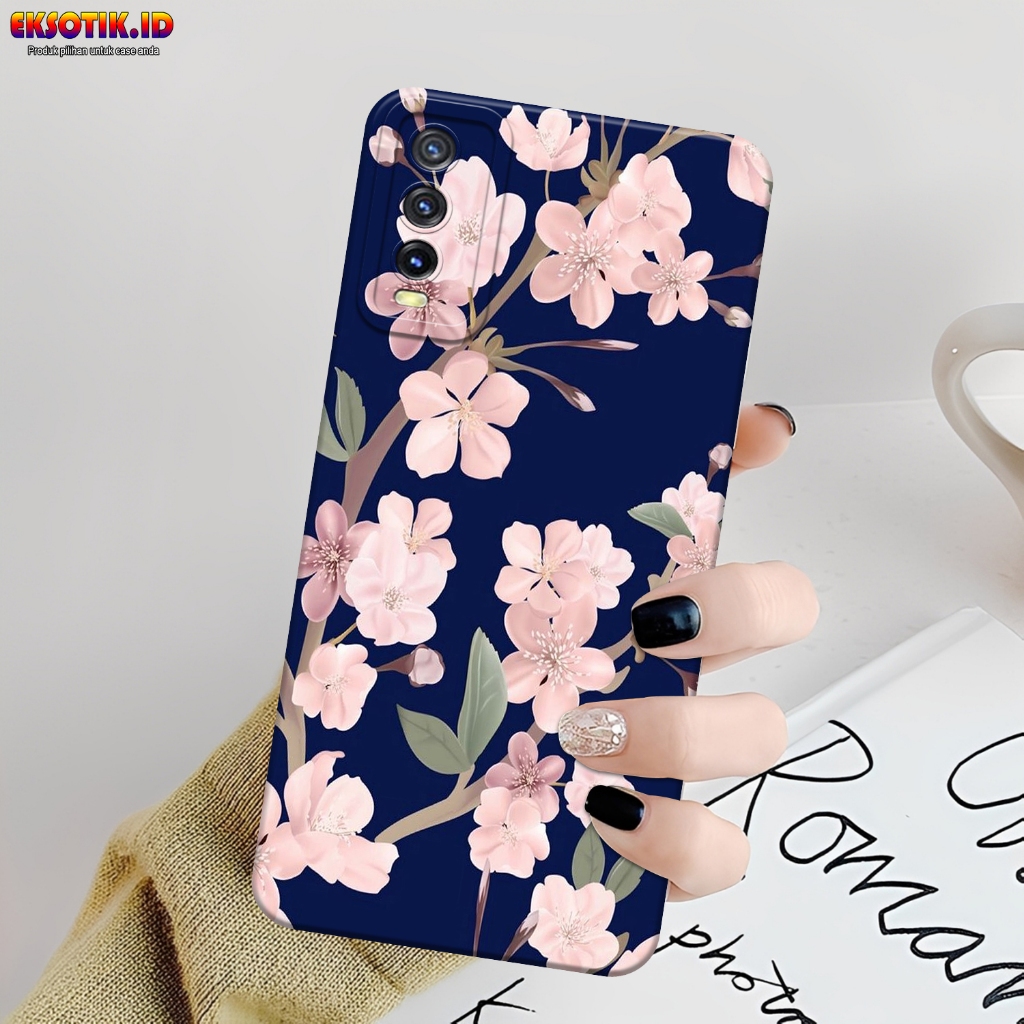 เคส VIVO Y12s Y20 Y20s - Eksotik.id - VIVO Y12s Y20 Y20s Casing - เคสดอกไม้ - เคสมือถือ - VIVO Y12s 