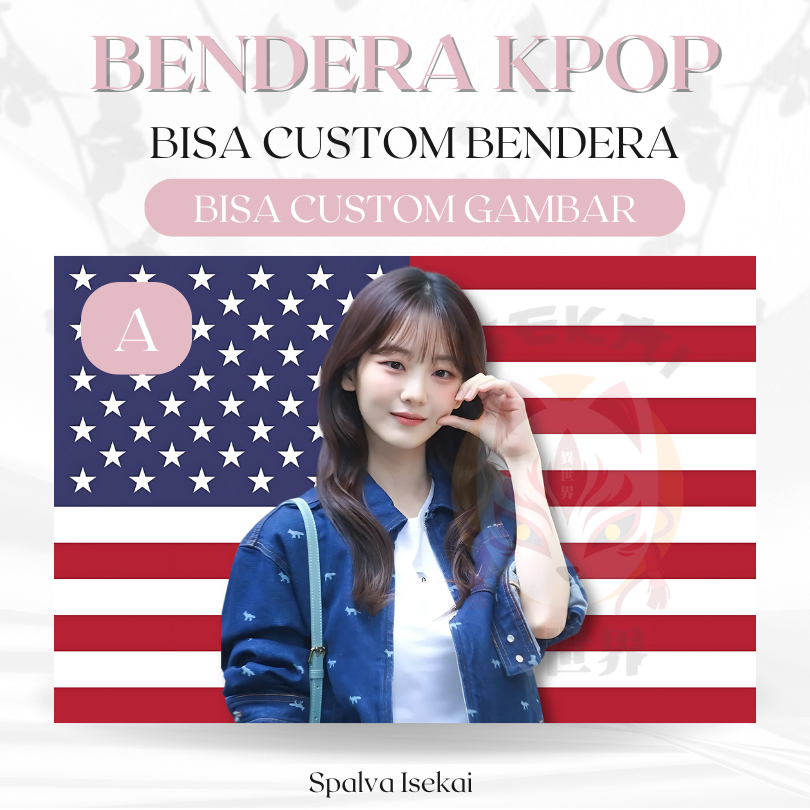 KPOP AMERICAN FLAG CHO YIHYUN / โปสเตอร์ KPOP / KPOP FLAG / พรม KPOP / พรมKpop
