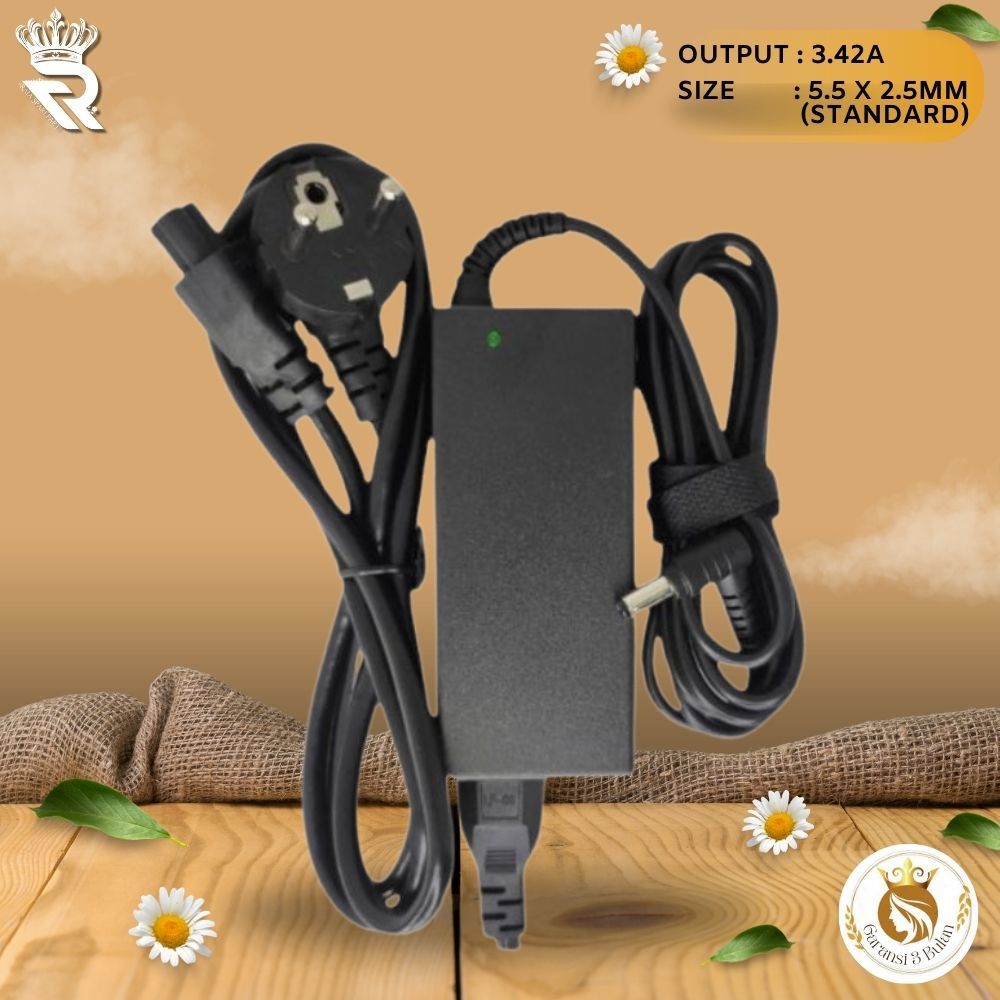 อะแดปเตอร์ชาร์จสําหรับ Toshiba L55 L55-A L55-B L55-C L55D-A L55D-B L55D-C 3.42A 5.5x2.5mm STD แล็ปท็