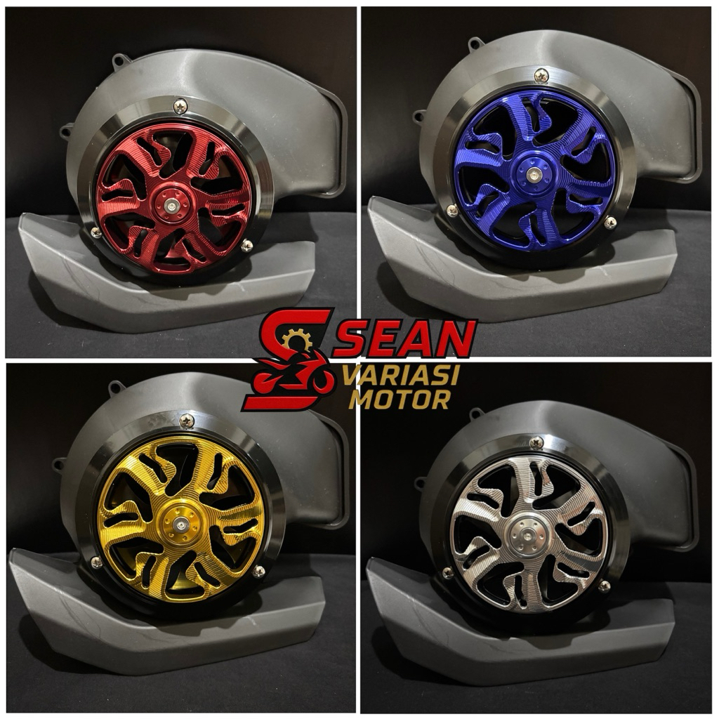 FULL CNC SPINNER ฝาครอบพัดลมนําเข้าหุ่นยนต์รุ่น MIO M3 FILANO FAZZIO MIO GEAR125 MIO Z125 MIO S125 XRIDE125 FINO125 FREEGO
