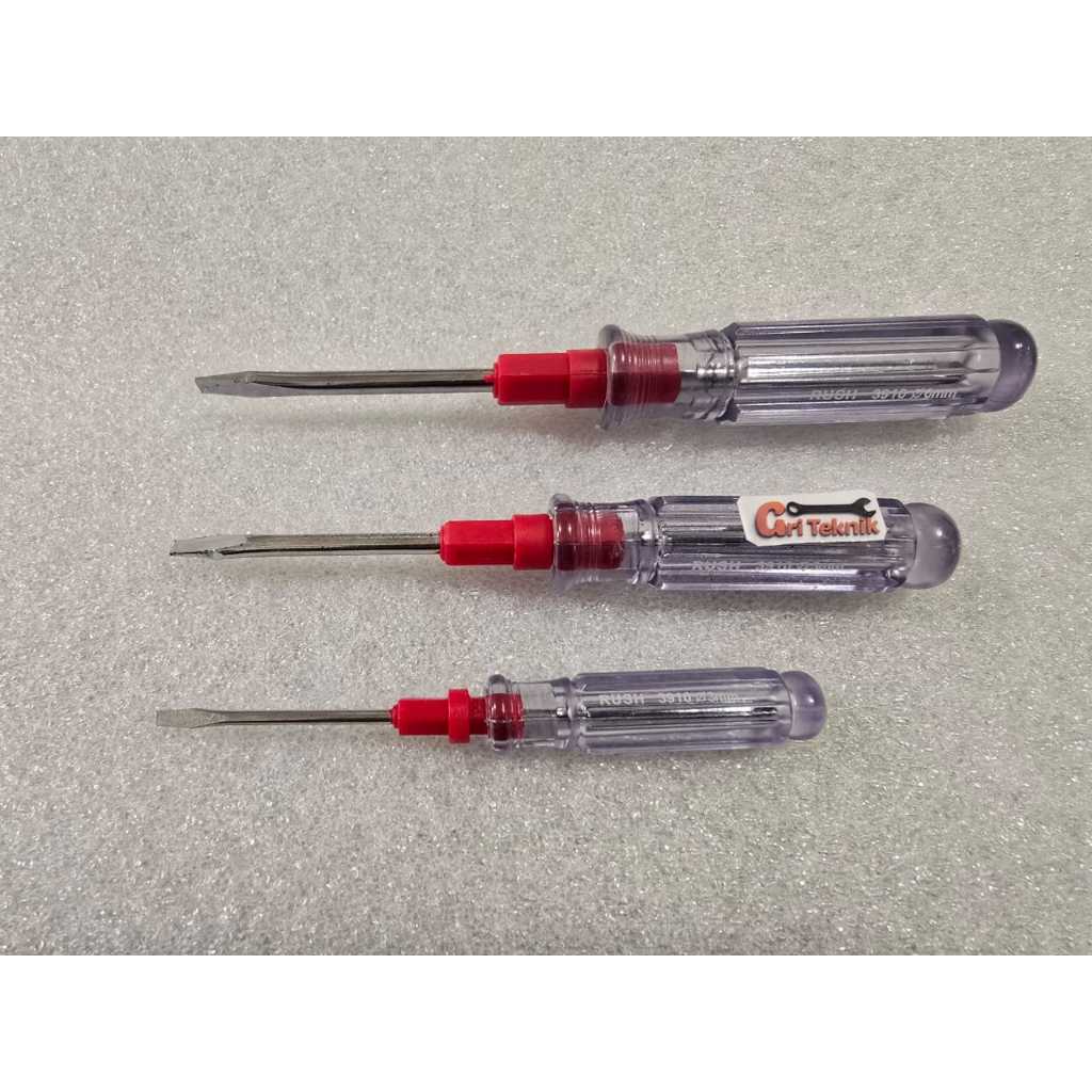 2-WAY SCREWR TRANSPARENT HANDLE REVERSE SCREWDRIVER ขนาด 3 X 50 MM, 5 X 65 MM, 6 X 75 MM / REMOVAL S