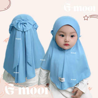 G-MOOI Baby Hijab 0-6 เดือน 1-8 ปี RICIS RIBBON CHILDRENS HIJAB โรงเรียนอนุบาล paud เด็ก Hijab เด็ก Hijab