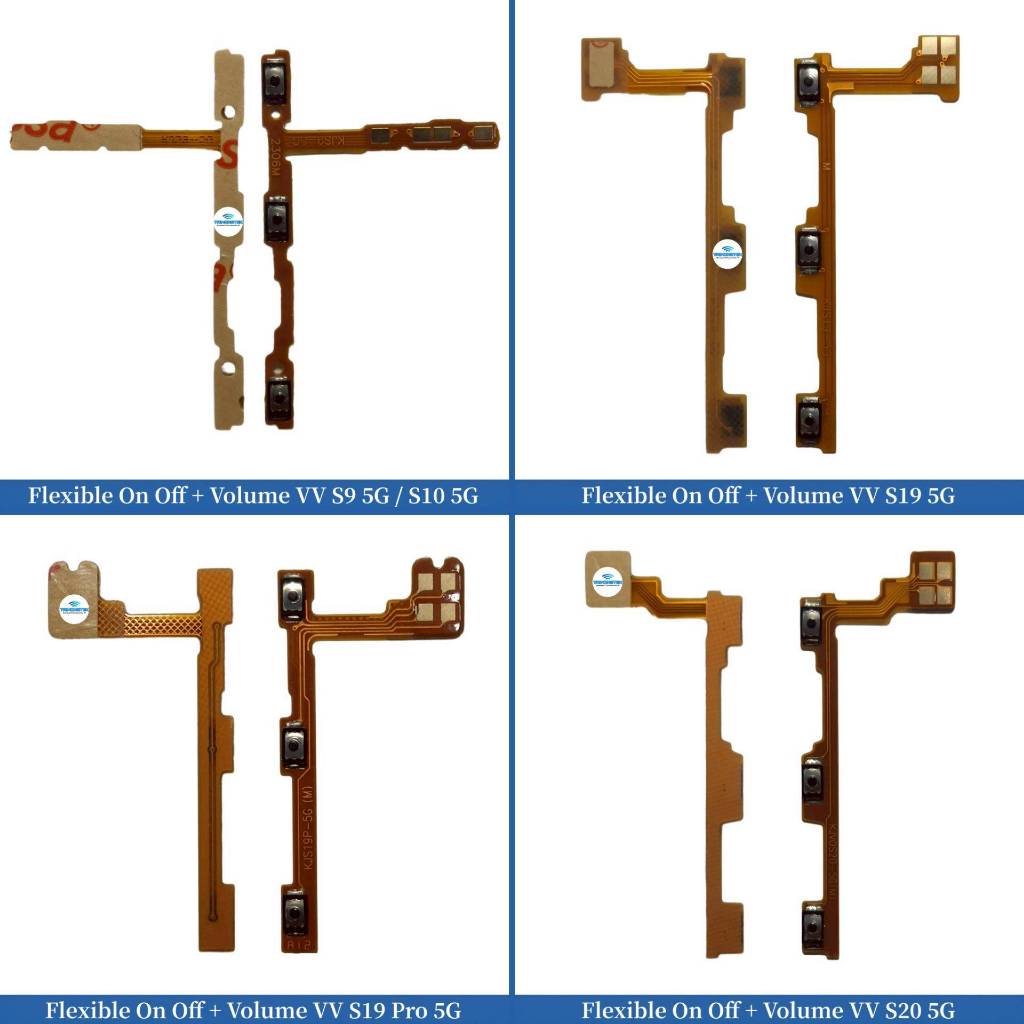 ยืดหยุ่นในการปิด + Volume Vivo S9 5G - S10 5G - S19 5G - S19 Pro 5G - S20 5G