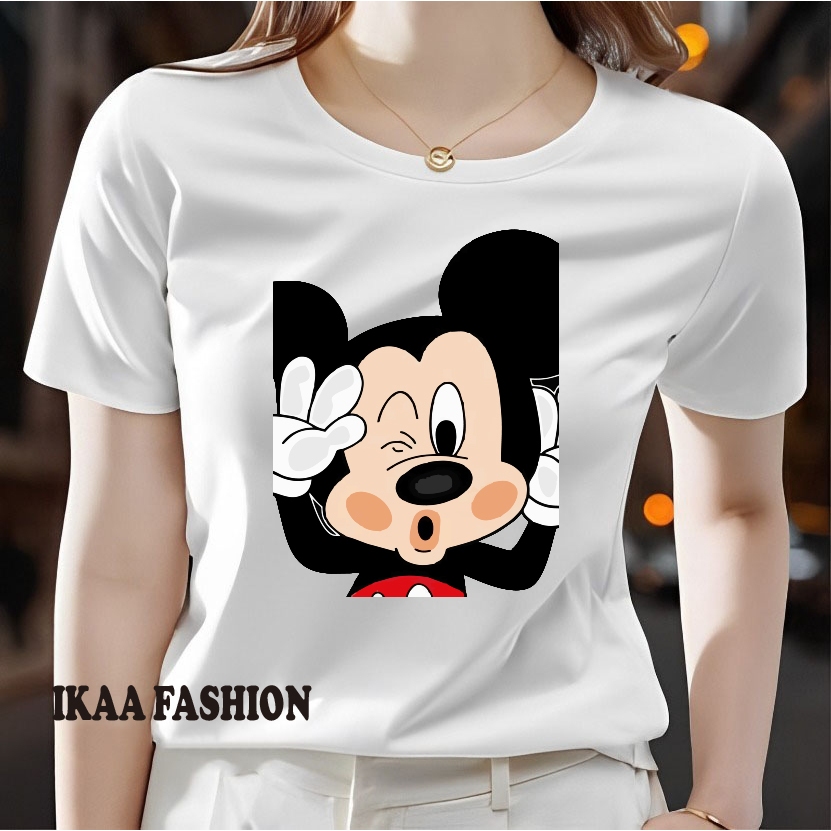 DISTRO T-SHIRTS / BUY 3 แถม EXTRA BASS HEADSET / MICKY MOUSE T-SHIRTS / เสื้อยืดผู้หญิง / MENS T-SHI