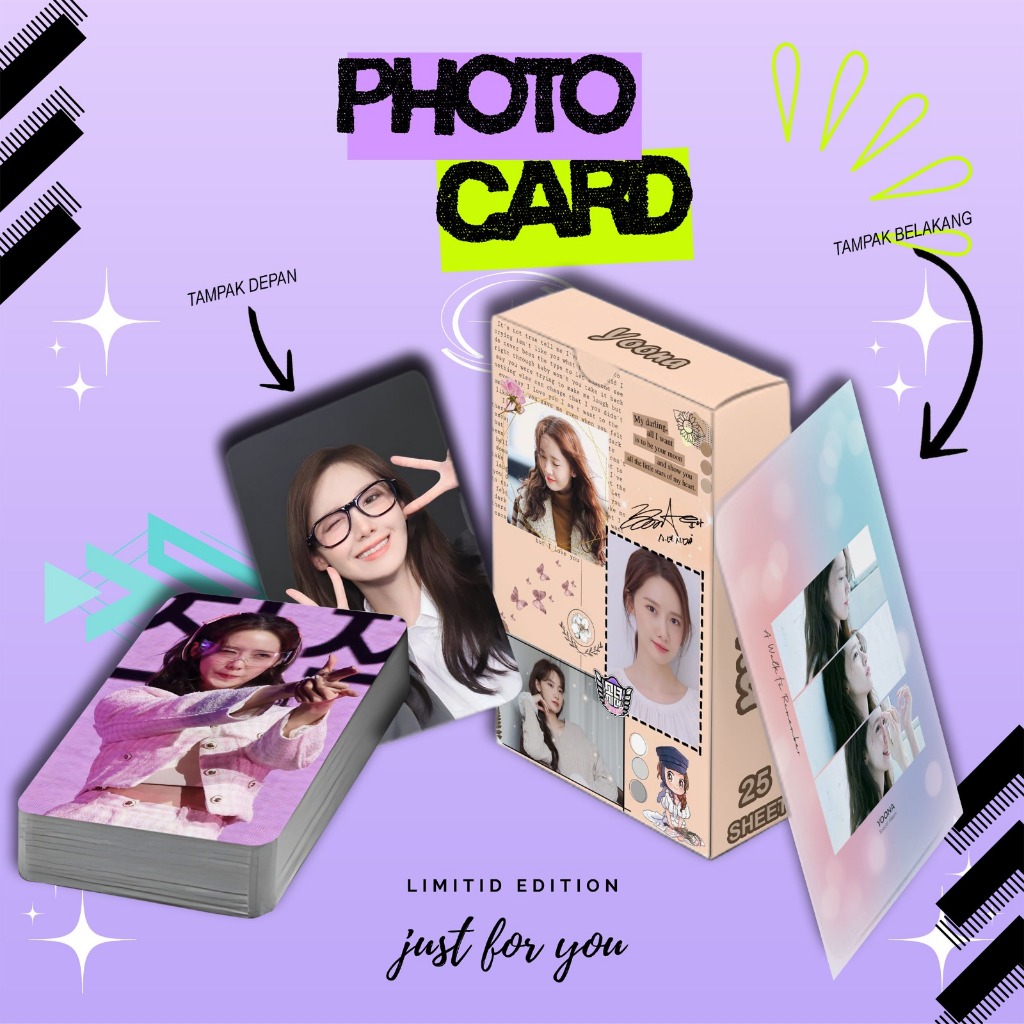 YOONA SNSD PREMIUM KPOP PHOCARD SET 25 แผ่น