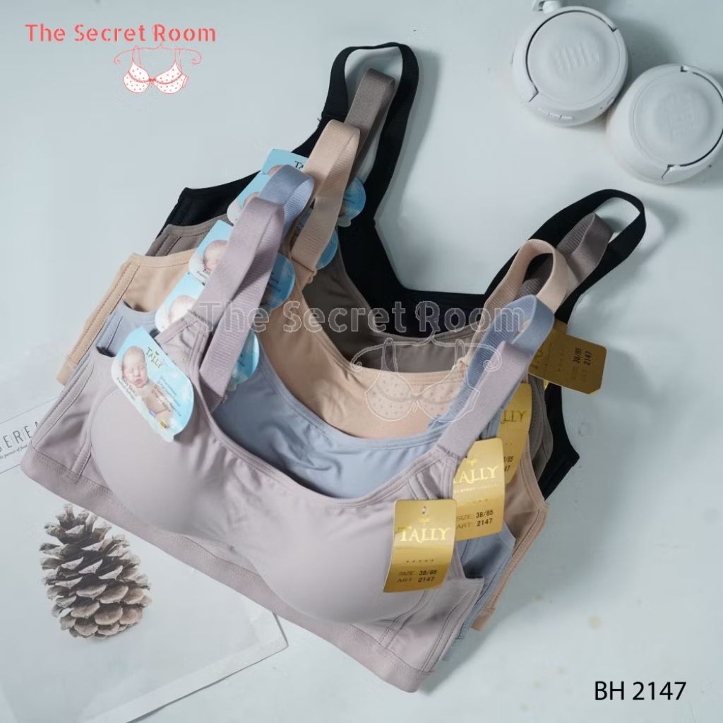 สนิทสนม BRA BH BABY SKIN 2147 I CUP BI THIN FOAM I WIRELESS I HOOK 3 I SIZE 36 - 42