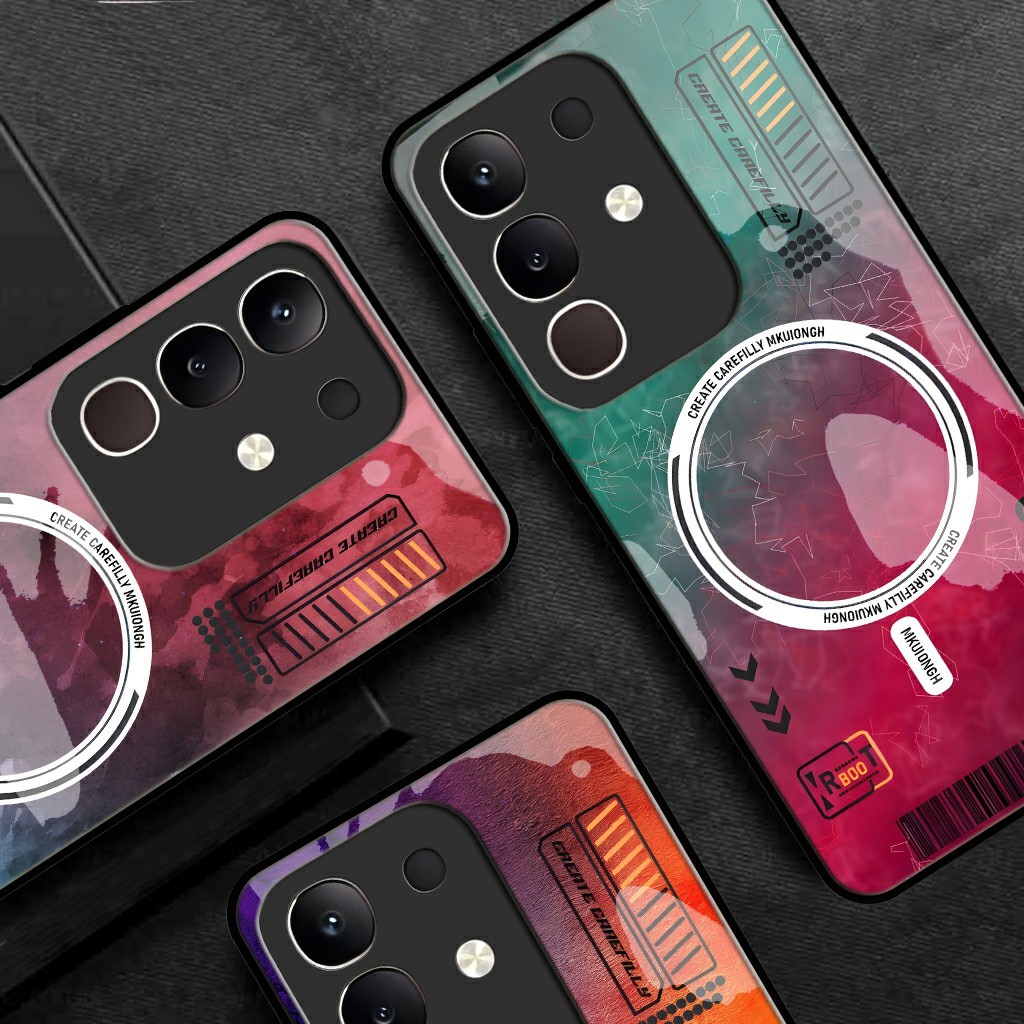 HP Softcase Glass Motif FIND CASE - VIVO Y31 PRO - เคส VIVO Y31 PRO ล่าสุด - เคสโทรศัพท์ VIVO Y31 PR