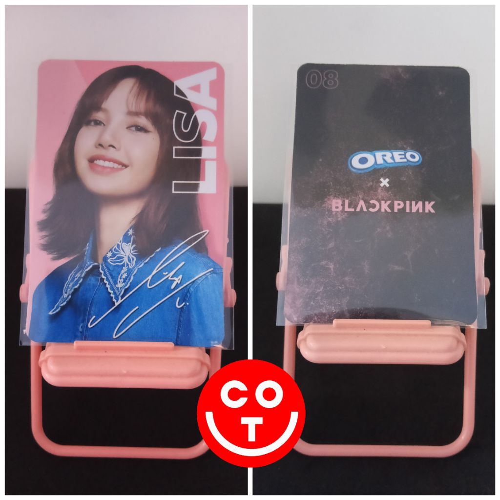 การ์ดภาพถ่ายอย่างเป็นทางการของ Oreo ของ Blackpink x Oreo