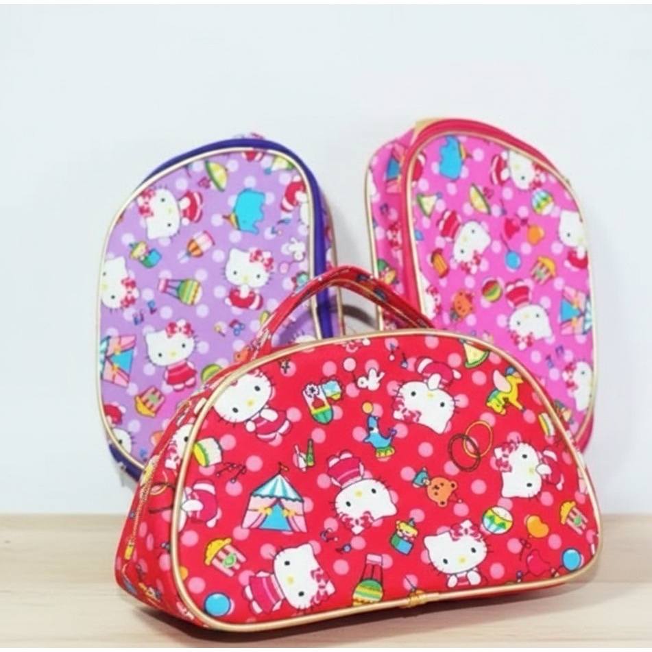 HP Kitty Ellips Cosmetic Wallet small hk Ellips Mobile Phone Wallet hello Kitty สีชมพู Carry pouch
