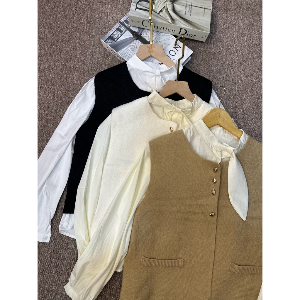 KEMEJA SHIRT PLUS VEST IMPORT BKK BY HIDEAKI.ID