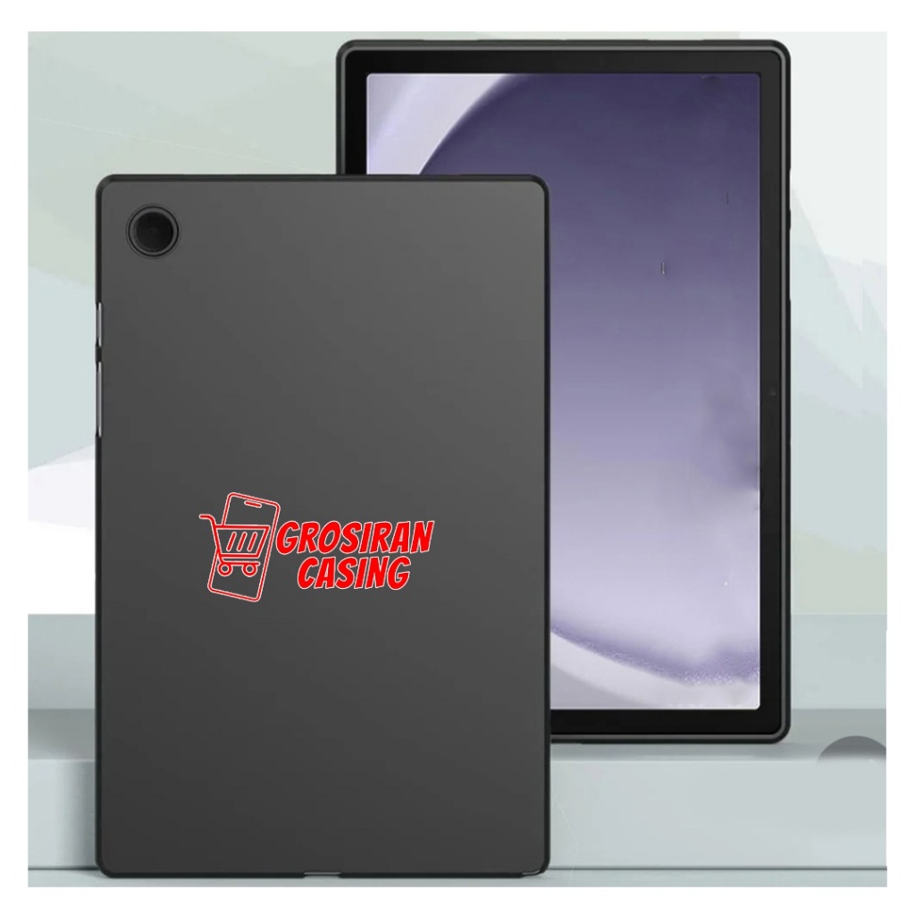 Samsung Tab A9 Jelly Case Plus Macaron Black Matte Premium Jelly Case