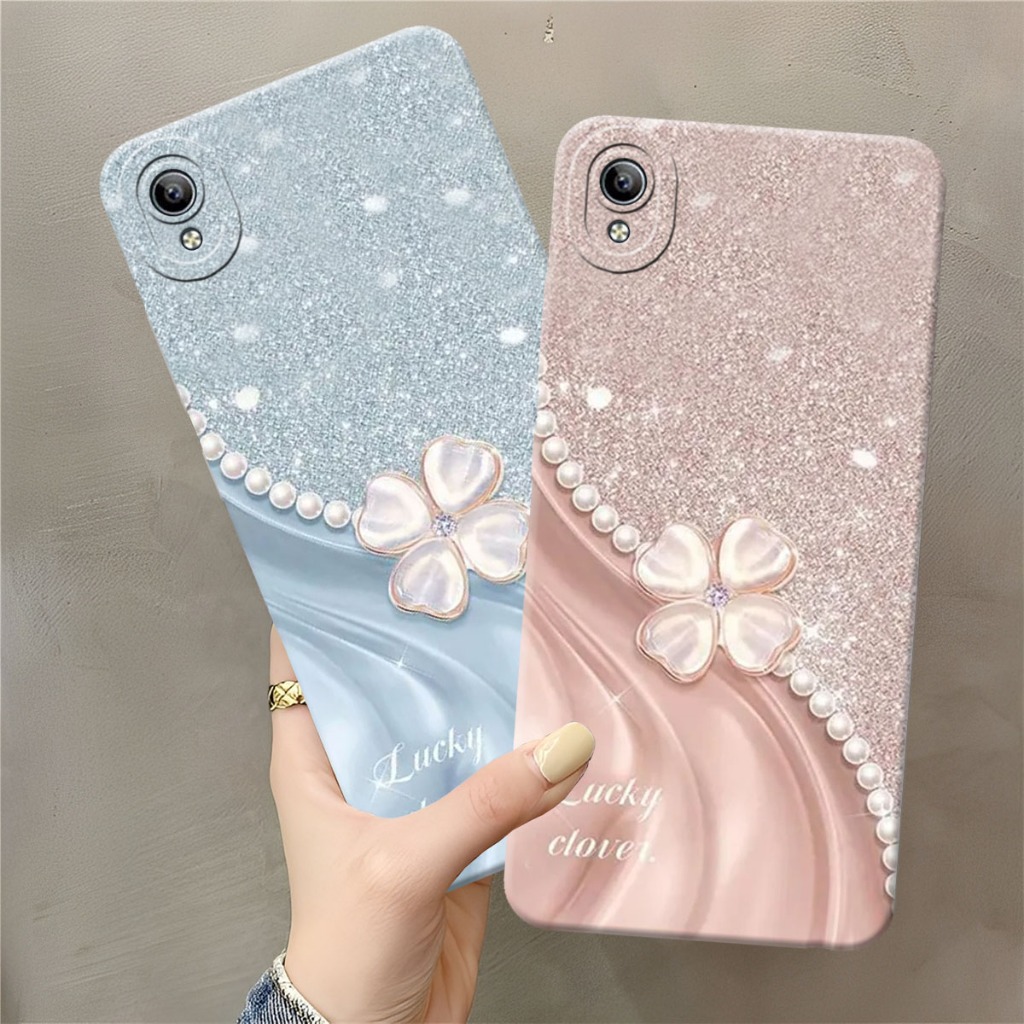 (FA-01) VIVO Y91C - Y1S - Y91 - Y95 - Y93 Softcase Procamera Silicon Case sheen flow Silicon motif -