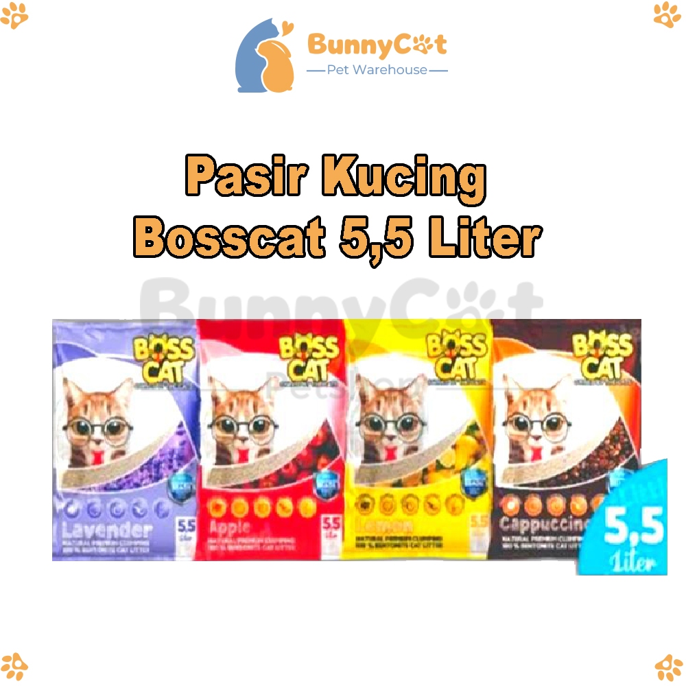 Boss Cat Scented Clumping Cat Litter 5.5 ลิตร