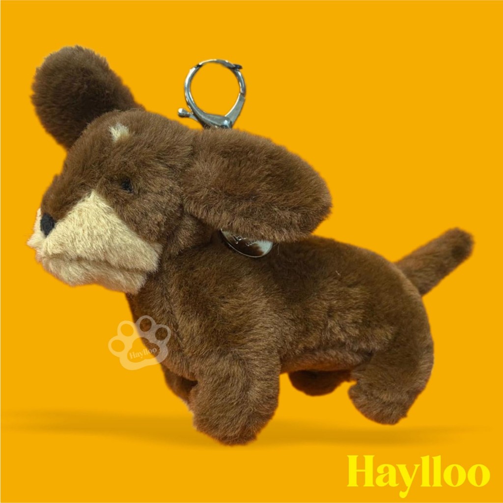 GANTUNGAN Jellycat Otto Sausage Dog Bag Charm Doll Jellycat Bag Charm Viral Original Doll Bag Hanger