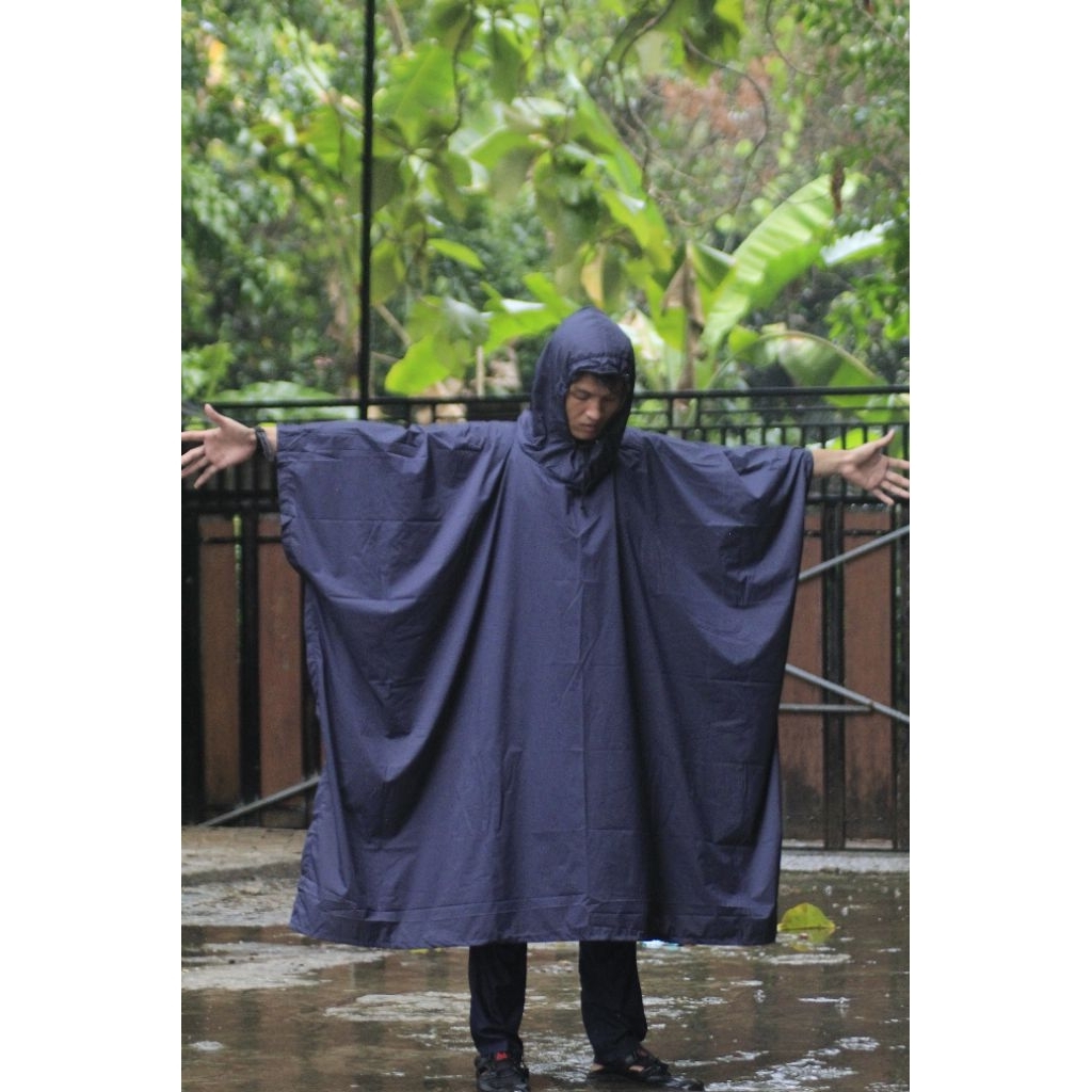 Jack Wolfskin เสื้อกันฝน Jack Wolfskin เสื้อกันฝนเสื้อปอนโชป้องกันการรั่วไหลที่ดีที่สุด