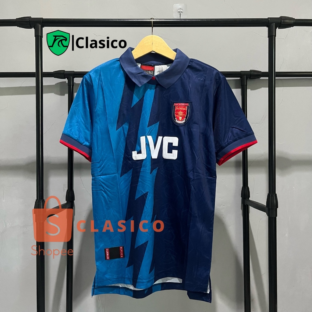 เสื้อ Arsenal Away Retro 1995/1996 | เสื้อฟุตบอลคุณภาพพรีเมี่ยม