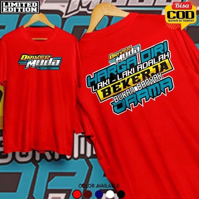 YOUNG DRIVER เสื้อยืดสําหรับผู้ชาย, YOUNG DRIVER DISTRO เสื้อยืดสําหรับผู้ชาย, ผู้หญิง