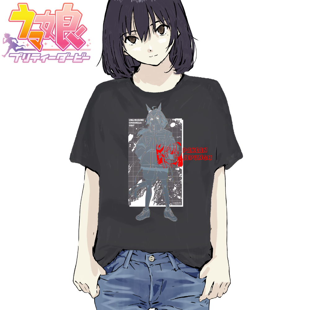 เสื้อยืด Oguri Cap Rebellious Style Ver [Uma Musume Cinderella Grey]