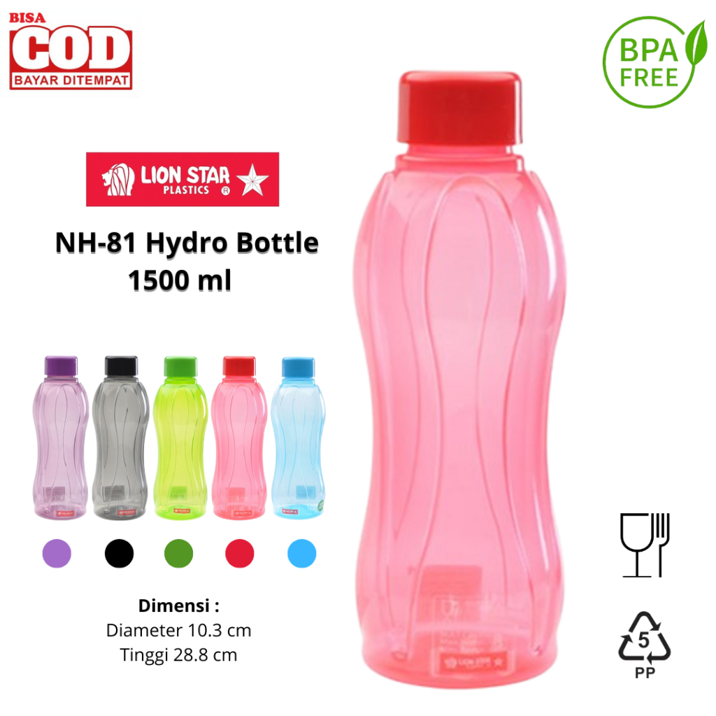 Lion Star Drinking Bottle 1500 ml NH-81 Hydro Bottle 1500 ml