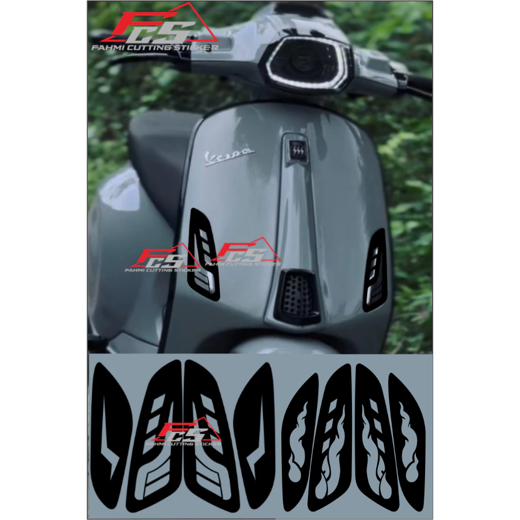 สติ๊กเกอร์แต่งไฟเลี้ยว Vespa Primavera & sprint 150