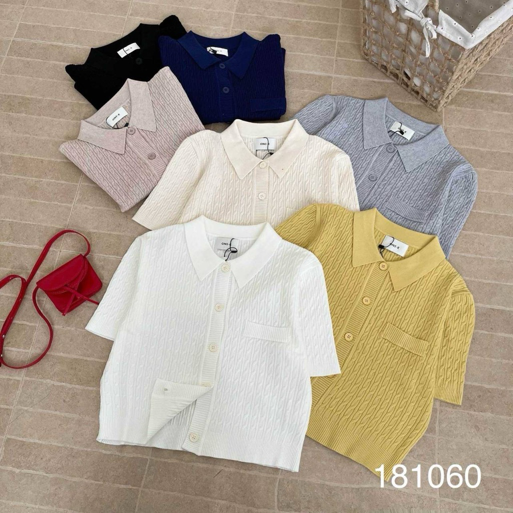 แบรนด์ ONE K 181060 TOP KNIT BKK