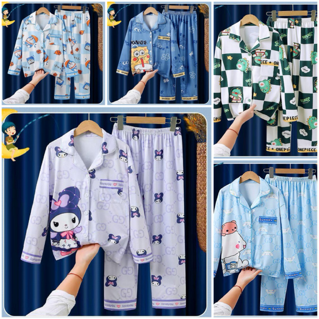PP Character ชุดนอนเด็กปุ่ม sleep.ชุดนอน