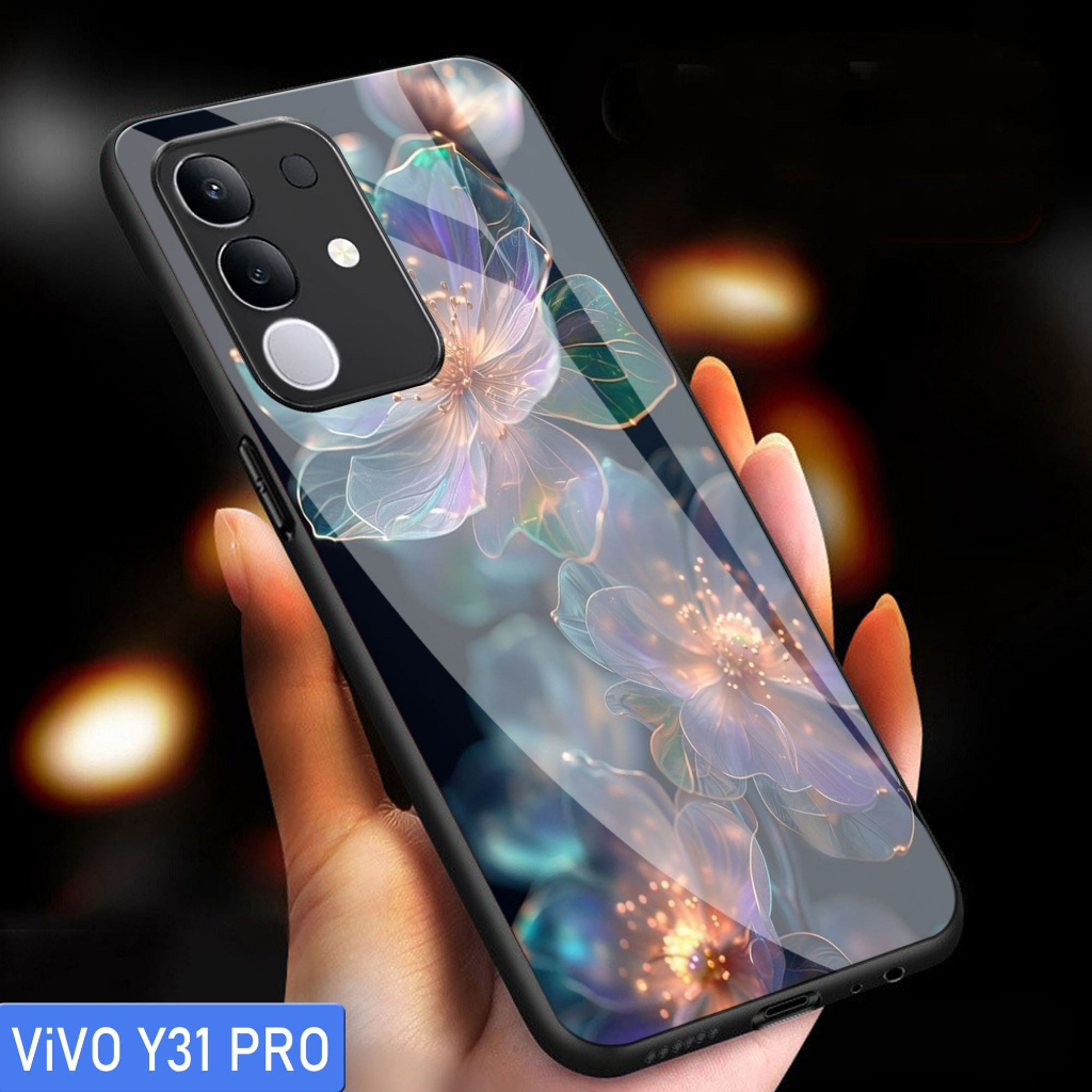 VIVO Y31 PRO 5G Glass Softcase - เคสโทรศัพท์มือถือ - VIVO Y31 PRO 5G [S213]