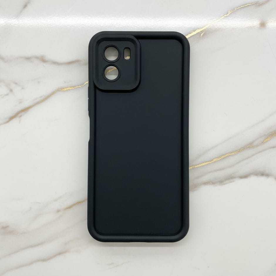 ปลอก Vivo Y15s, Vivo Y01 Matte ROSE Black Deep Protection