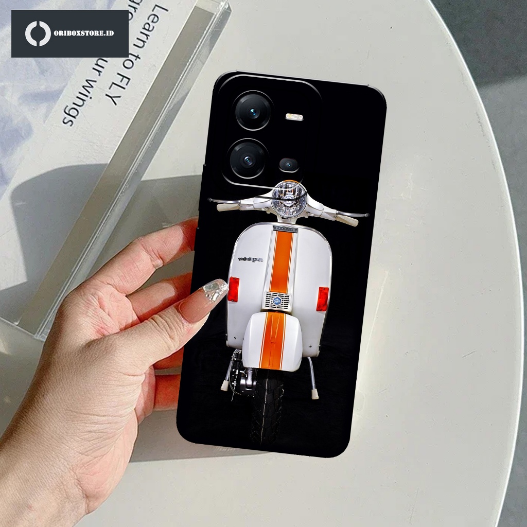HP VIVO V25 / V25E New Fashion Vespa Case - Softcase - Camera Protector - Vivo V25E / V25 Phone Soft