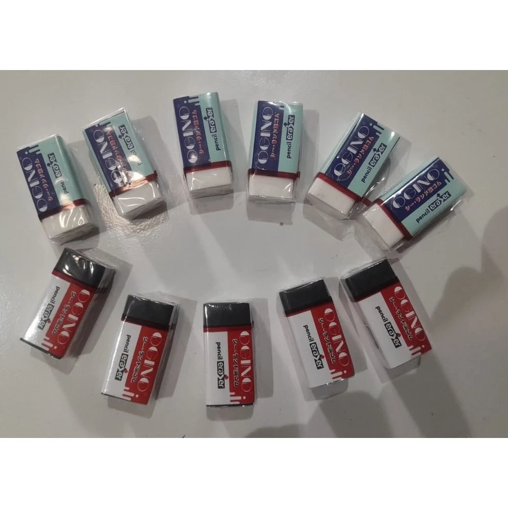 ยางลบดินสอ / ยางลบเล็ก ขาวและดํา / จุกยาง / OGINO 0G1-B40W