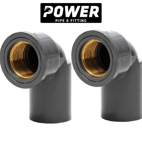 FITTING AW FAUCET ELBOW METAL INSERT / KDD BRASS / POWER / KNEE 1/2 X 3/4