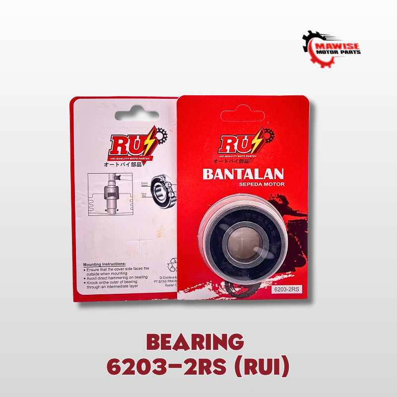 BEARING 6203-2RS RUI [RETAIL] - LAKER LAHER HONDA 6203 2RS
