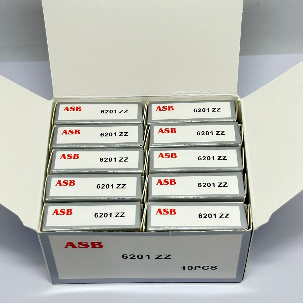 (WHOLESALE 10 ชิ้น) BEARING 6201-ZZ ( ASB) LAKER BALL BEARING 6201ZZ FRONT WHEEL