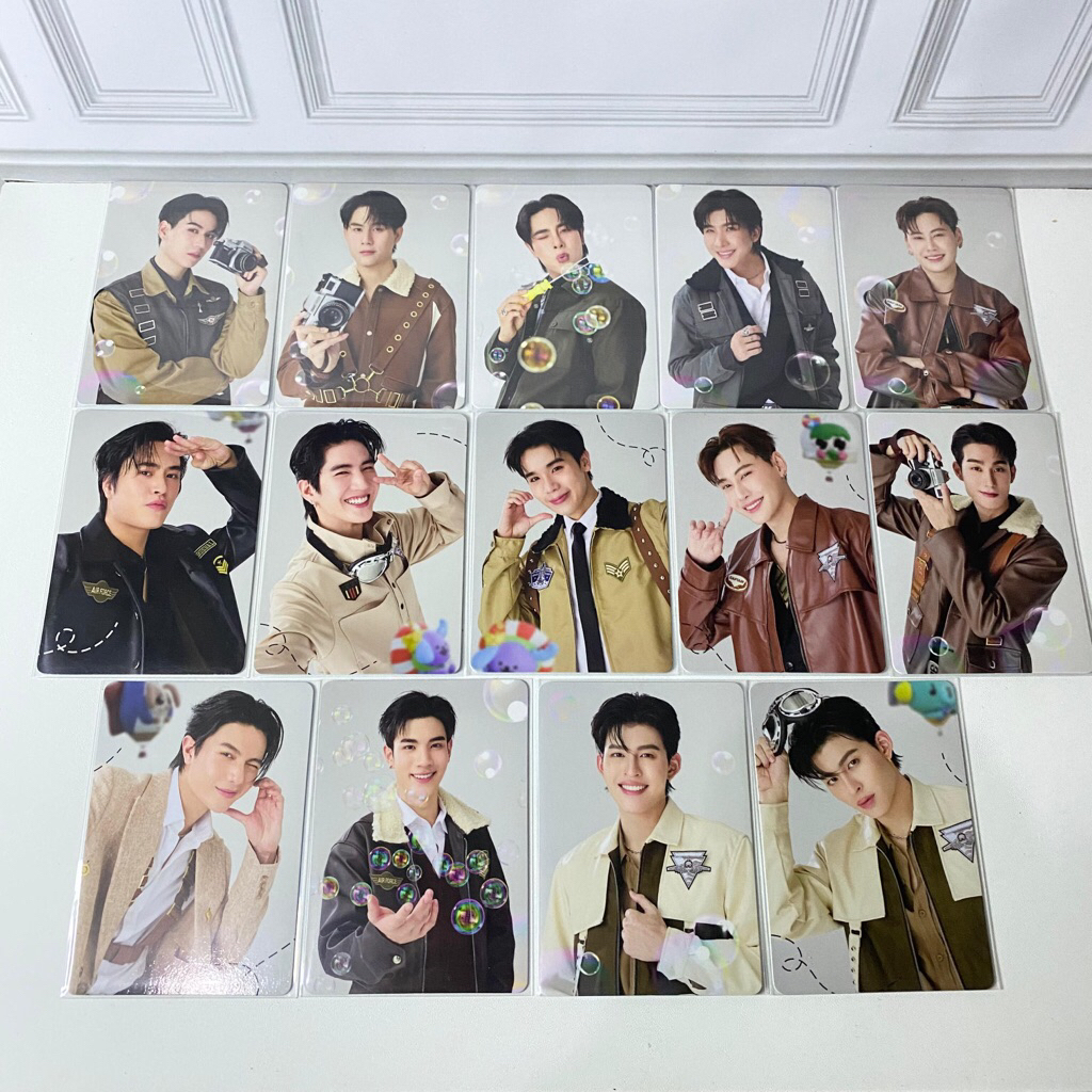 การ์ดสะสม Gmmtv LOL 2025 cc official Fanfest Photocard Gemini Fourth William Est Pond Phwin Jimmy Se