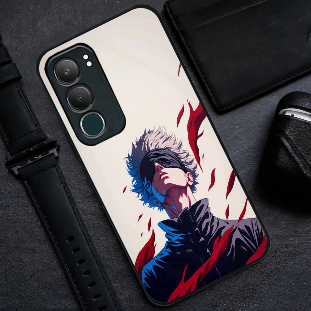 HP Vivo Y31 5G Glass Softcase [BSG-44] - เคสโทรศัพท์ Vivo Y31 5G - เคสโทรศัพท์ Vivo Y31 5G - เคสกระจ