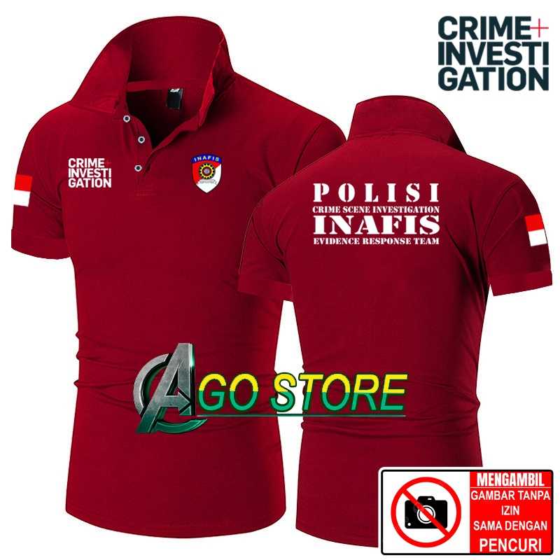 เสื้อยืด เสื้อคอปก รุ่น เสื้อยืดคอปก ตํารวจ - INFIS CRIME INVESTIGATION RESPOSE TEAM UNISEX DTF SCRE