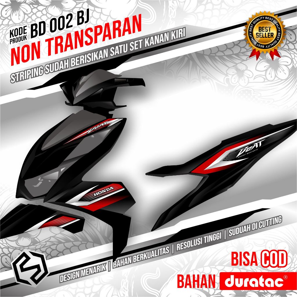 Thailand beat deluxe 2020 - 2023 BD 001 / 009 BJ variation Striping