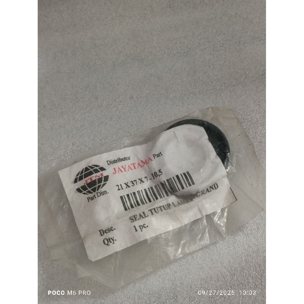 [1 PA S] DUST SEAL/ FRONT WHEEL SEAL VARIO GRAND 21 36 7-10, 5 JAAYATAMA/RANDOM BRAND