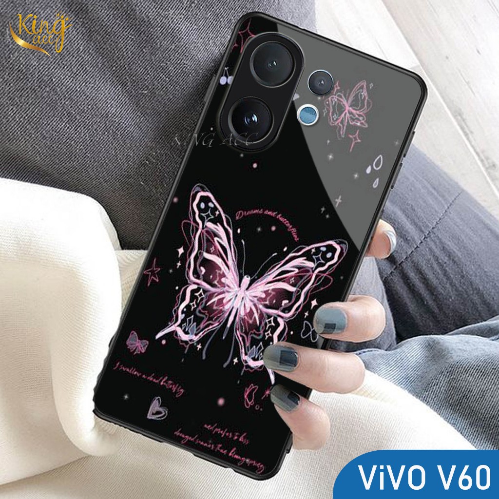HP Glossy Glass Softcase สําหรับ Vivo V60 2025 - Vivo Vivo V60 2025 เคสโทรศัพท์ - เคสป้องกันโทรศัพท์