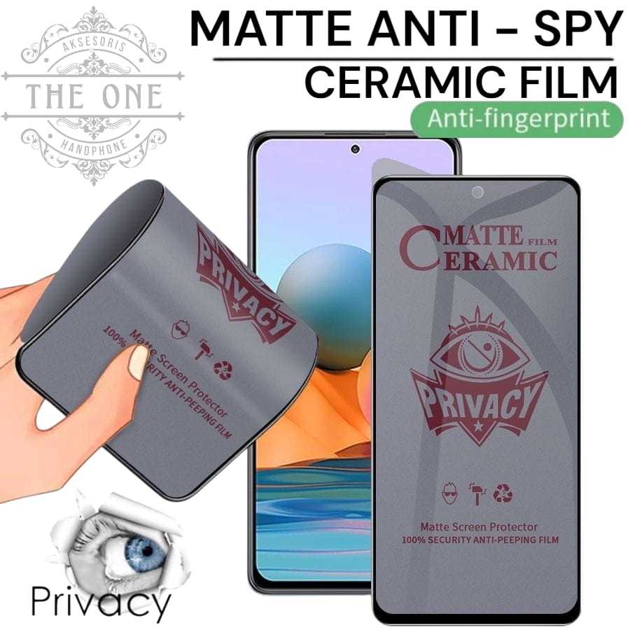 Anti-Scratch Matte Privacy / Spy INFINIX NOTE 8 30 VIP 12 G96 12 VIP 12 2023 11 12I 10 8I 40 เซรามิค