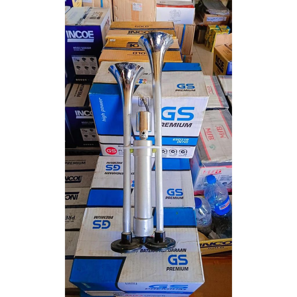 แตรลมรถบรรทุกดัดแปลง Fuso เสียงโดยeng 12v