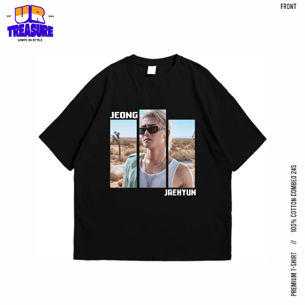 KATUN Jeong Jaehyun เสื้อยืด Oversize ผ้าฝ้ายหวี 24s - เสื้อยืด NCT Jeong Jaehyun