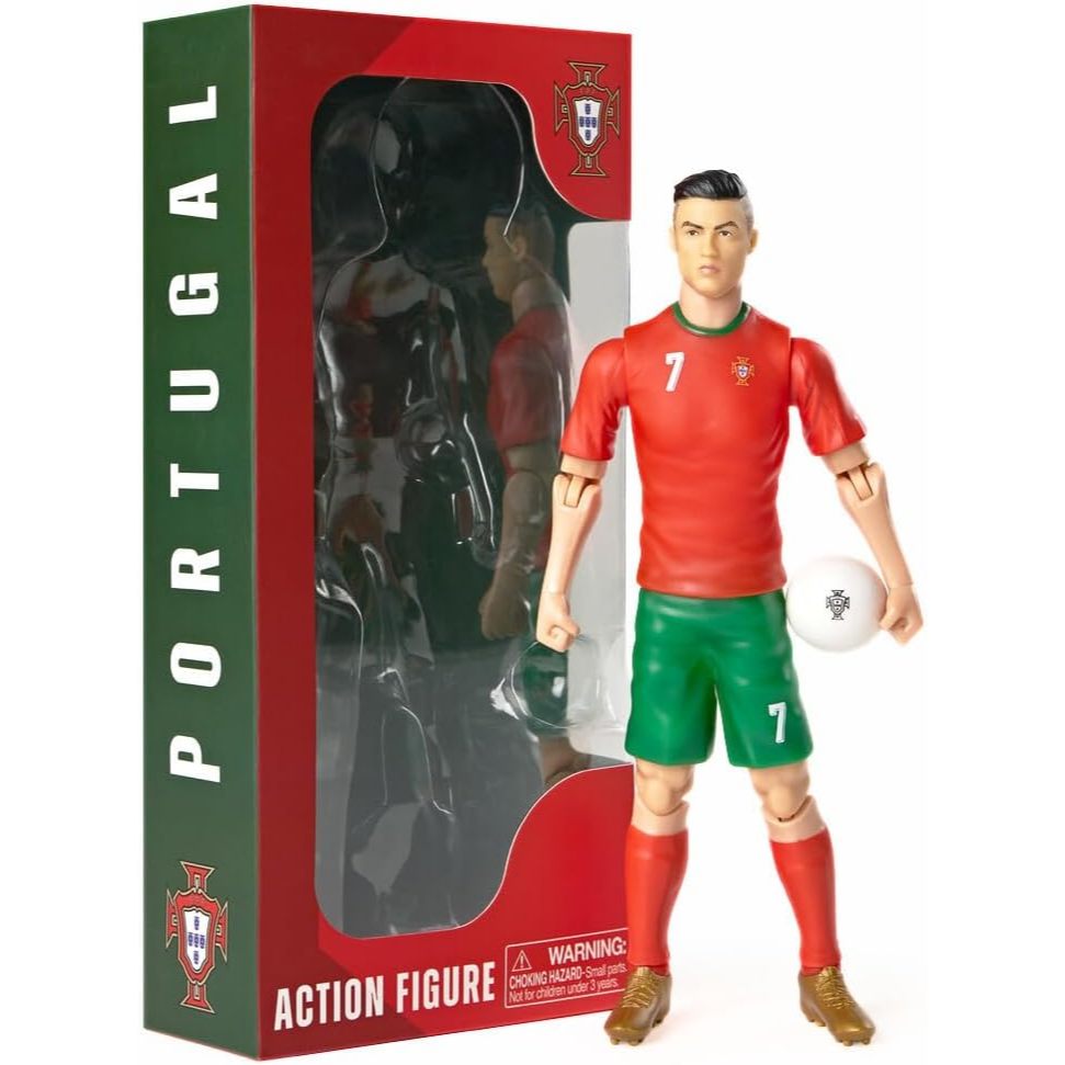 BANBO ของเล่น PORTUGAL CRISTIANO RONALDO 8" COLLECTIBLE SOCCER ACTION FIGURE