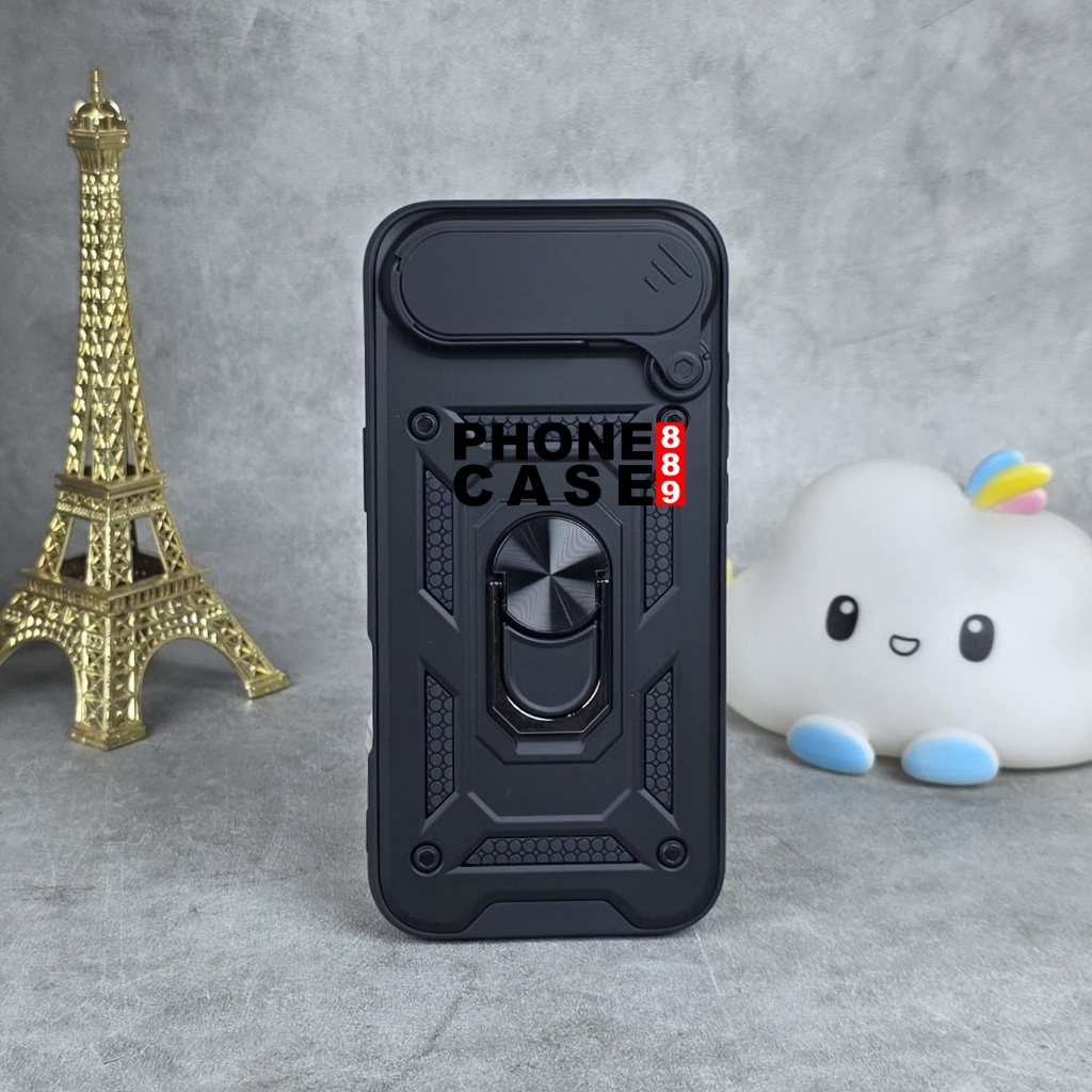 เคส IPHONE 17 IPHONE 17 AIR IPHONE 17 PRO IPHONE 17 PRO MAX CASE ROBOT CASE TRANSFORMER SLIDE RING B