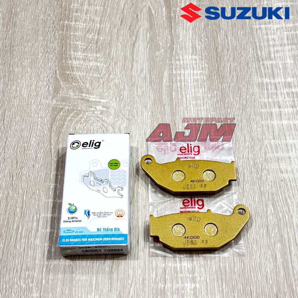 ผ้าเบรกหลัง ElIG SUZUKI GSX-R GSX-S 150 ดั้งเดิม EM327