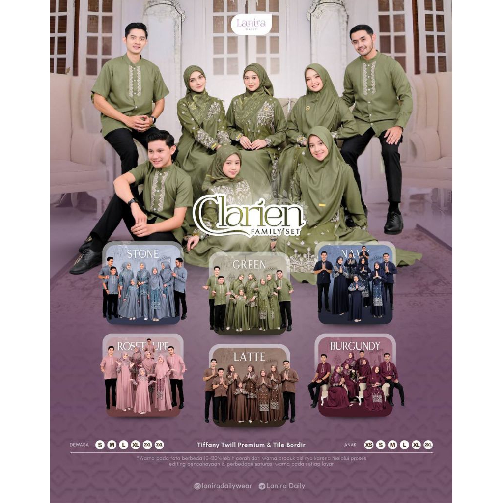 [PRE ORDER 24 SEP - 10 OCT] Clarien Famset by Lanira Daily